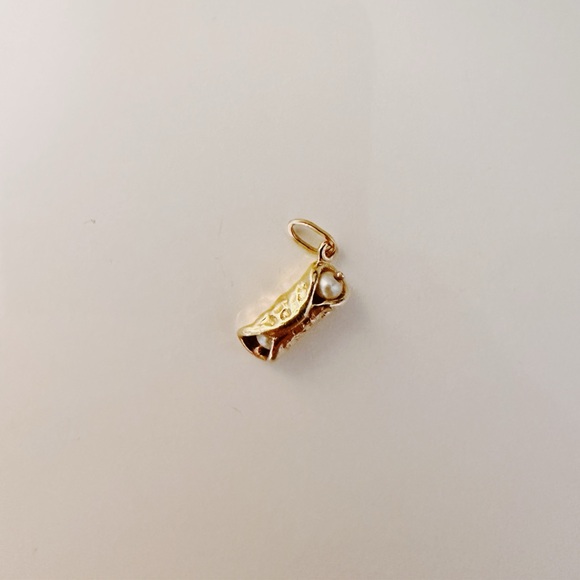 Catbird Holy Cannoli Charm 14K Gold and Pearl - Picture 2 of 2